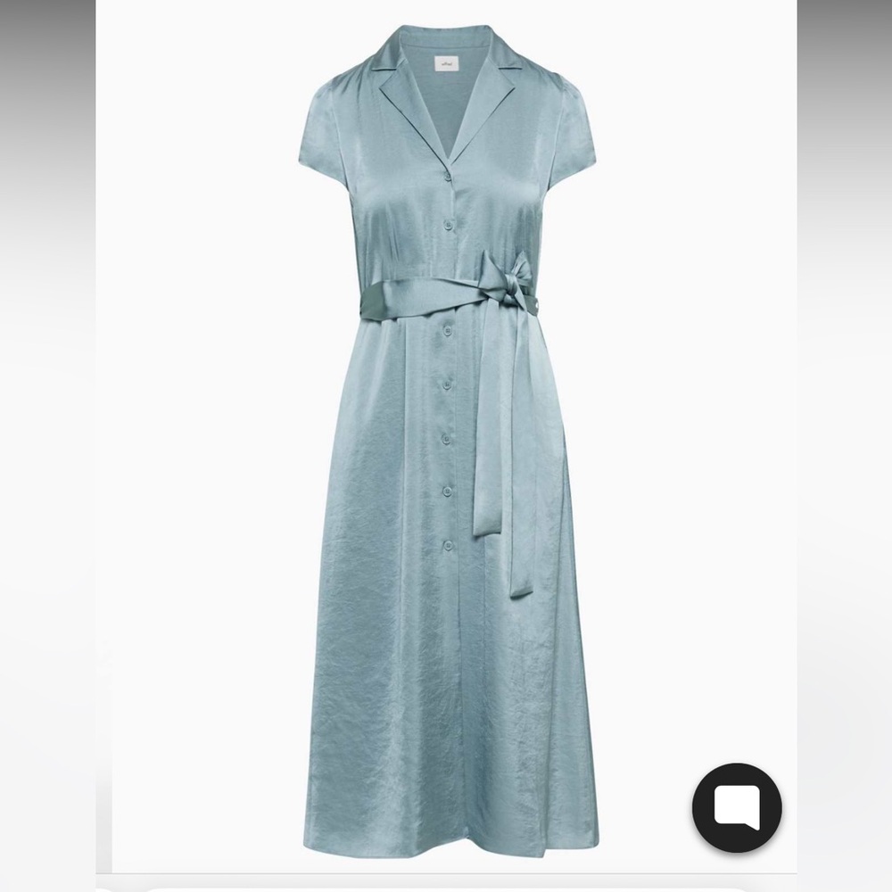 Wilfred satin shirt dress